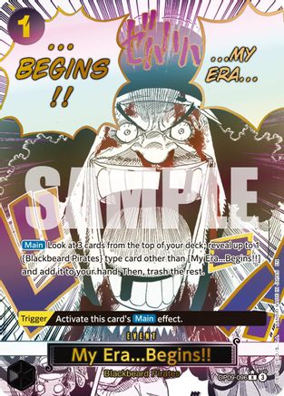 My Era...Begins!! (Manga) (OP09-096) - [Premium Booster -The Best- Vol. 2] Foil
