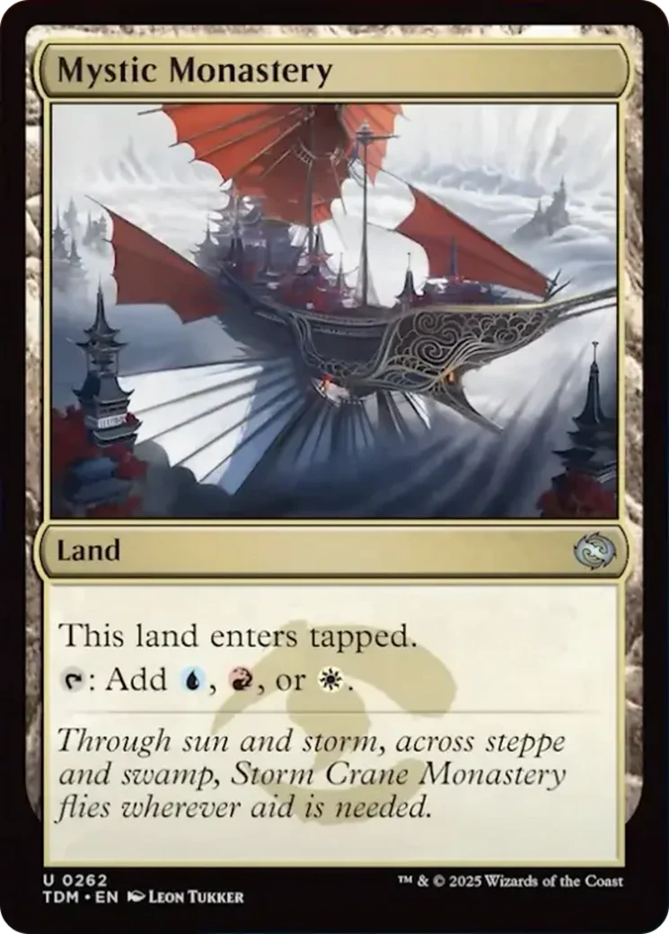 Mystic Monastery [Tarkir: Dragonstorm] Foil