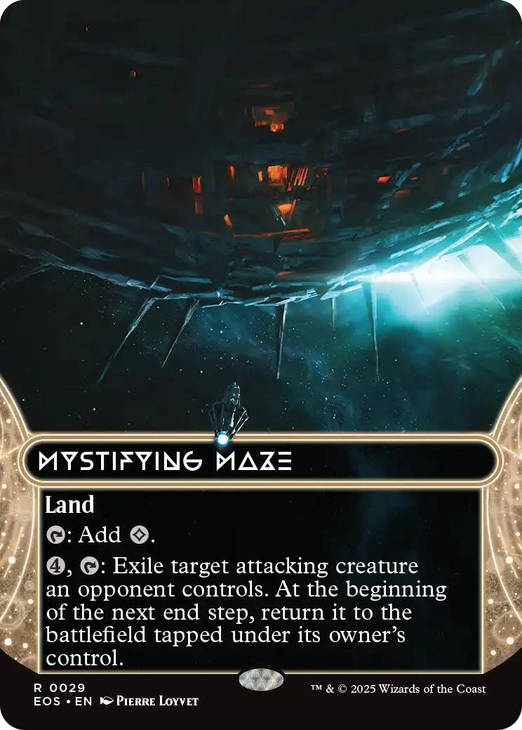 Mystifying Maze (0029) (Borderless) [Edge of Eternities: Stellar Sights] Foil