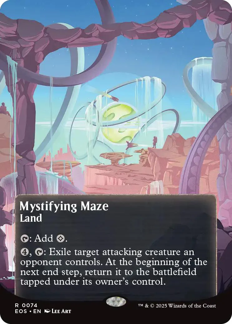 Mystifying Maze (0074) (Borderless) [Edge of Eternities: Stellar Sights] Foil