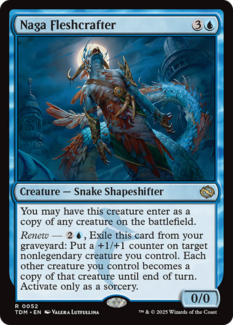 Naga Fleshcrafter [Tarkir: Dragonstorm] Foil