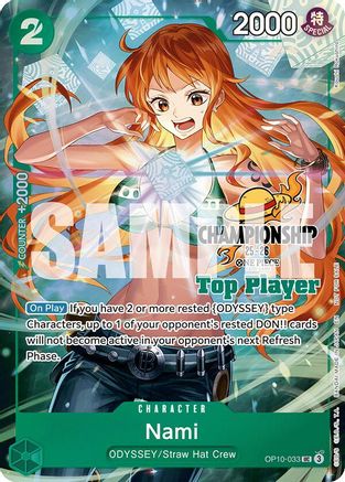 Nami (CS 25-26 Top Player Pack) (OP10-033) - [One Piece Promotion Cards] Foil