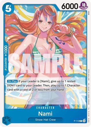 Nami (Heroines Battle Pack) (P-112) - [One Piece Promotion Cards] Foil