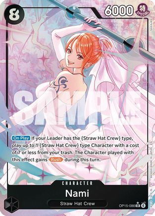 Nami (OP15-086) (Alternate Art) (OP15-086) - [Adventure on Kami's Island] Foil