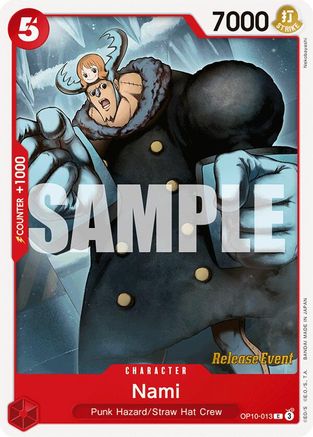Nami (013) (OP10-013) - [Royal Blood Release Event Cards]