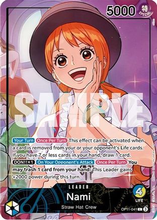 Nami (Whole Cake Island Arc) (OP11-041) - [One Piece Promotion Cards] Foil