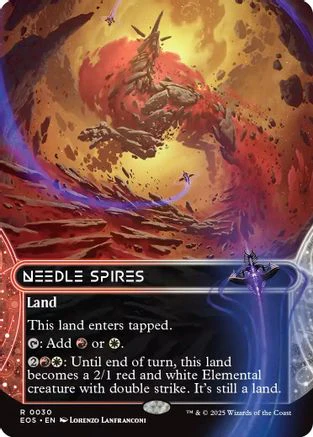 Needle Spires (0030) (Borderless)  [Edge of Eternities: Stellar Sights]