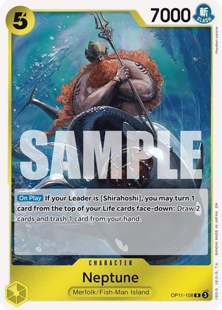Neptune (OP11-108) - [A Fist of Divine Speed] Foil