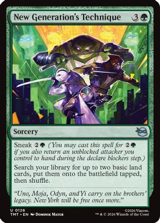 New Generation's Technique  [Teenage Mutant Ninja Turtles] Foil