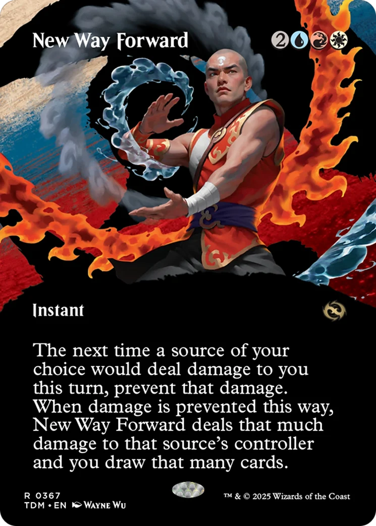New Way Forward (Borderless) [Tarkir: Dragonstorm] Foil