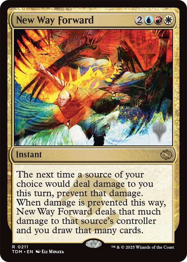 New Way Forward [Tarkir: Dragonstorm Promos] Foil