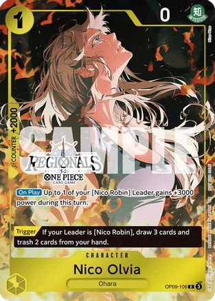 Nico Olvia (Online Regional Participation Pack 2025 Vol.1) (OP09-106) - [One Piece Promotion Cards] Foil