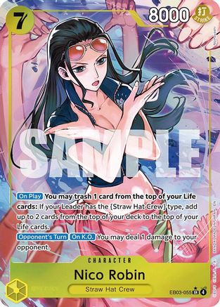 Nico Robin (055) (Alternate Art) (EB03-055) - [Extra Booster: One Piece Heroines Edition] Foil