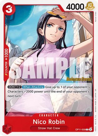 Nico Robin (OP11-009) - [A Fist of Divine Speed Release Event Cards]