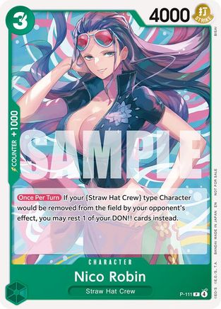Nico Robin (Heroines Battle Pack) (P-111) - [One Piece Promotion Cards] Foil