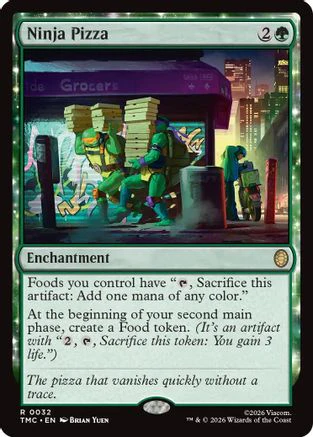 Ninja Pizza  [Commander: Teenage Mutant Ninja Turtles] Foil
