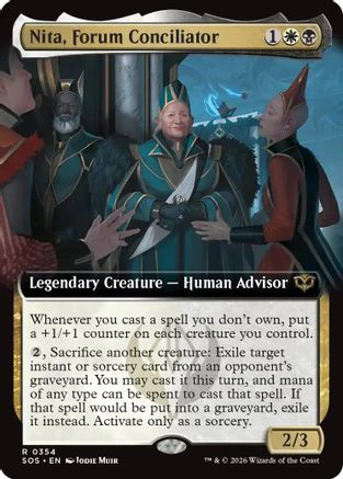 Nita, Forum Conciliator (Extended Art)  [Secrets of Strixhaven] Foil