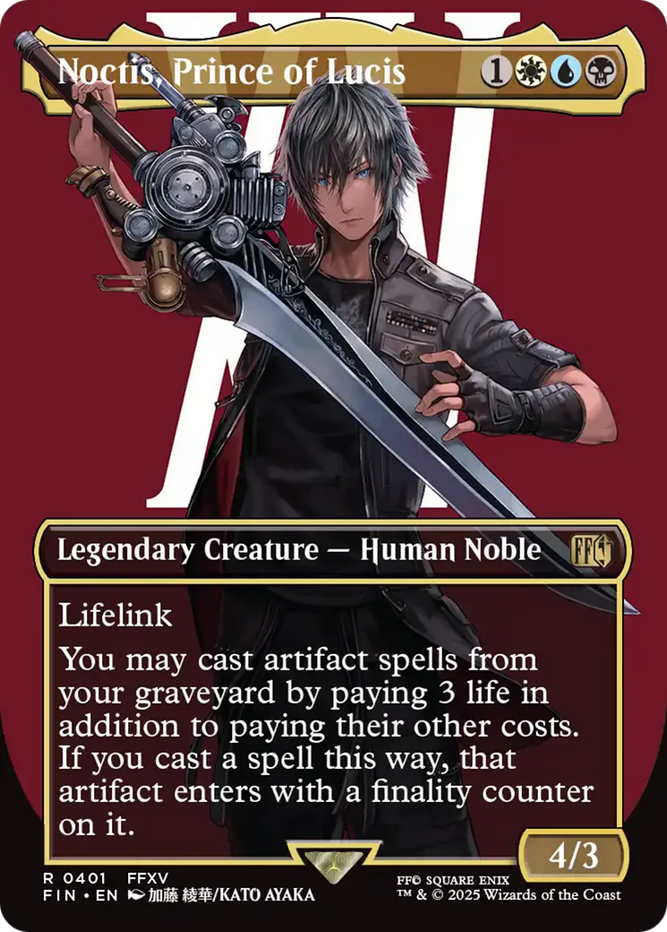 Noctis, Prince of Lucis (Borderless) [FINAL FANTASY] Foil
