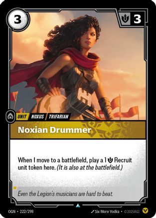 Noxian Drummer (222/298) - Riftbound - [Origins]