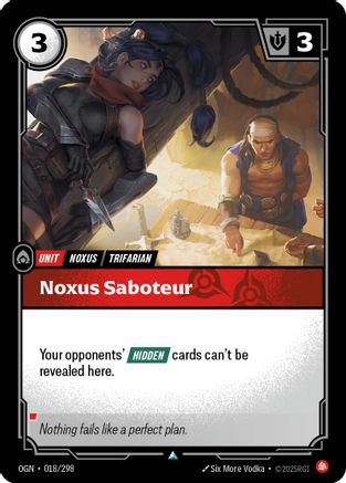 Noxus Saboteur (018/298) - Riftbound - [Origins]