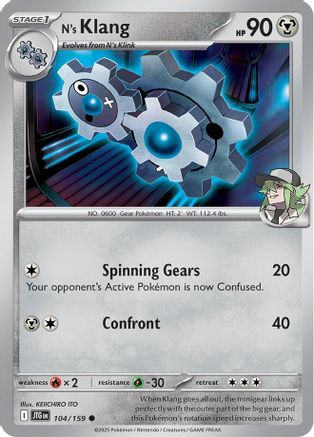 N's Klang (104/159) [Scarlet & Violet: Journey Together] Reverse Holofoil