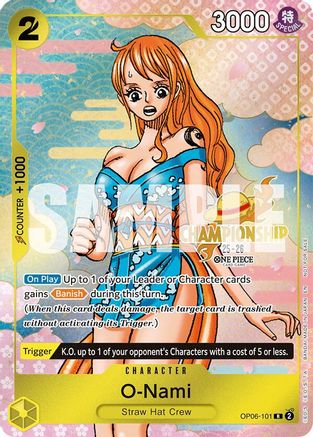 O-Nami (CS 25-26 Event Pack) (OP06-101) - [One Piece Promotion Cards] Foil