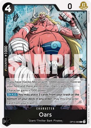 Oars (OP15-080) - [Adventure on Kami's Island] Foil