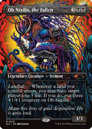 Ob Nixilis, the Fallen  [Secret Lair Countdown Kit] Foil