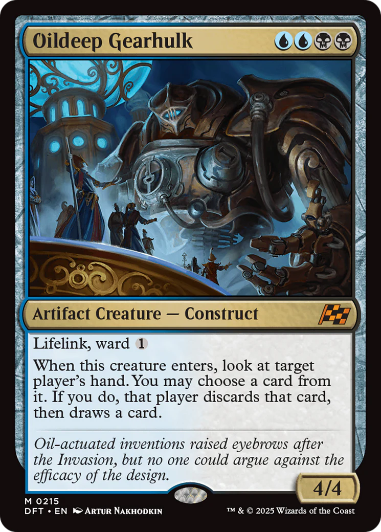 Oildeep Gearhulk [Aetherdrift] Foil