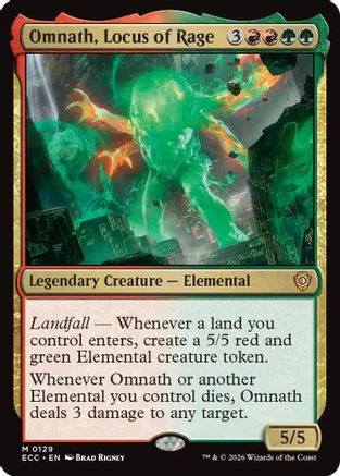 Omnath, Locus of Rage  [Commander: Lorwyn Eclipsed]