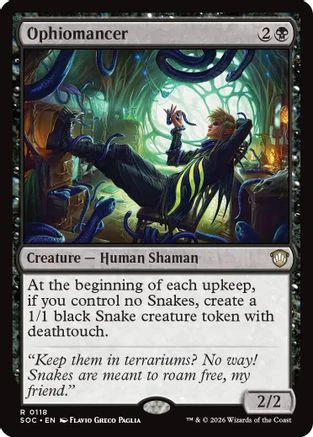 Ophiomancer  [Commander: Secrets of Strixhaven]