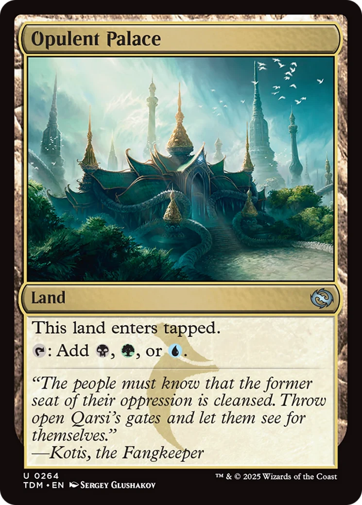 Opulent Palace [Tarkir: Dragonstorm] Foil