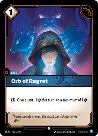 Orb of Regret (090/298) - Riftbound - [Origins]