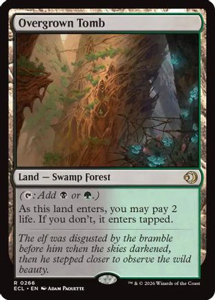 Overgrown Tomb  [Lorwyn Eclipsed] Foil