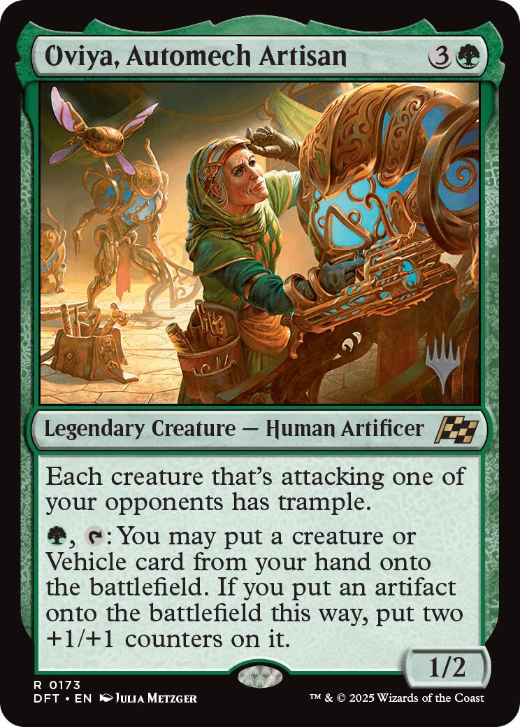Oviya, Automech Artisan (Promo Pack) [Aetherdrift Promos] Foil