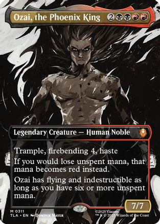 Ozai, the Phoenix King (0311) (Borderless)  [Avatar: The Last Airbender]