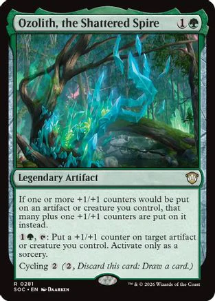 Ozolith, the Shattered Spire  [Commander: Secrets of Strixhaven]