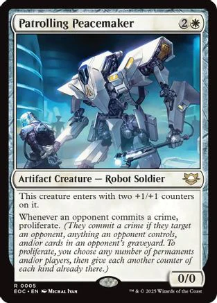 Patrolling Peacemaker  [Commander: Edge of Eternities]