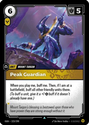 Peak Guardian (223/298) - Riftbound - [Origins]