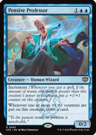 Pensive Professor  [Secrets of Strixhaven]