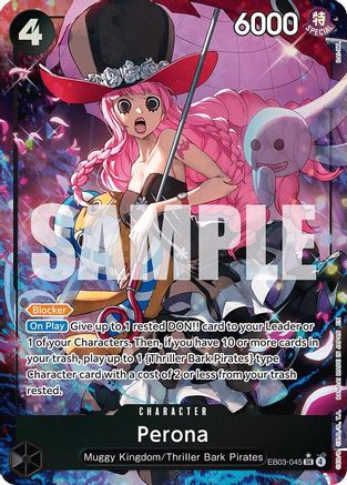 Perona (Alternate Art) (EB03-045) - [Extra Booster: One Piece Heroines Edition] Foil