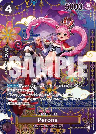 Perona - OP06-093 (SP) (OP06-093) - [The Azure Sea's Seven] Foil