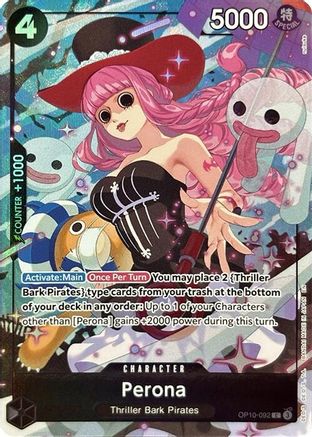 Perona (Premium Card Collection -Best Selection Vol. 4-) (OP10-092) - [One Piece Promotion Cards] Foil