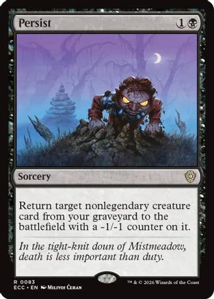 Persist  [Commander: Lorwyn Eclipsed]
