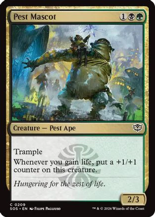 Pest Mascot  [Secrets of Strixhaven] Foil