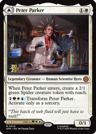 Peter Parker  [Prerelease Cards] Foil