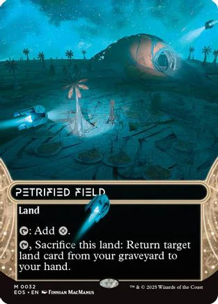 Petrified Field (0032) (Borderless)  [Edge of Eternities: Stellar Sights]