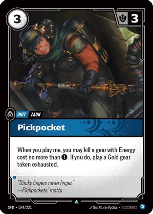 Pickpocket (074/221) - Riftbound - [Spiritforged]
