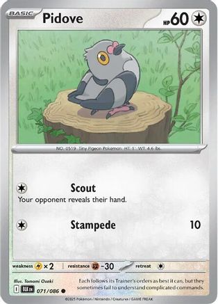 Pidove 073/086  SV Black Bolt - Common