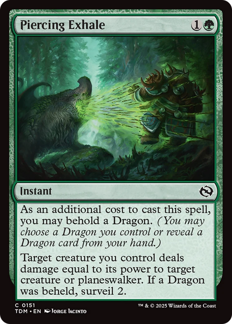 Piercing Exhale [Tarkir: Dragonstorm] Foil